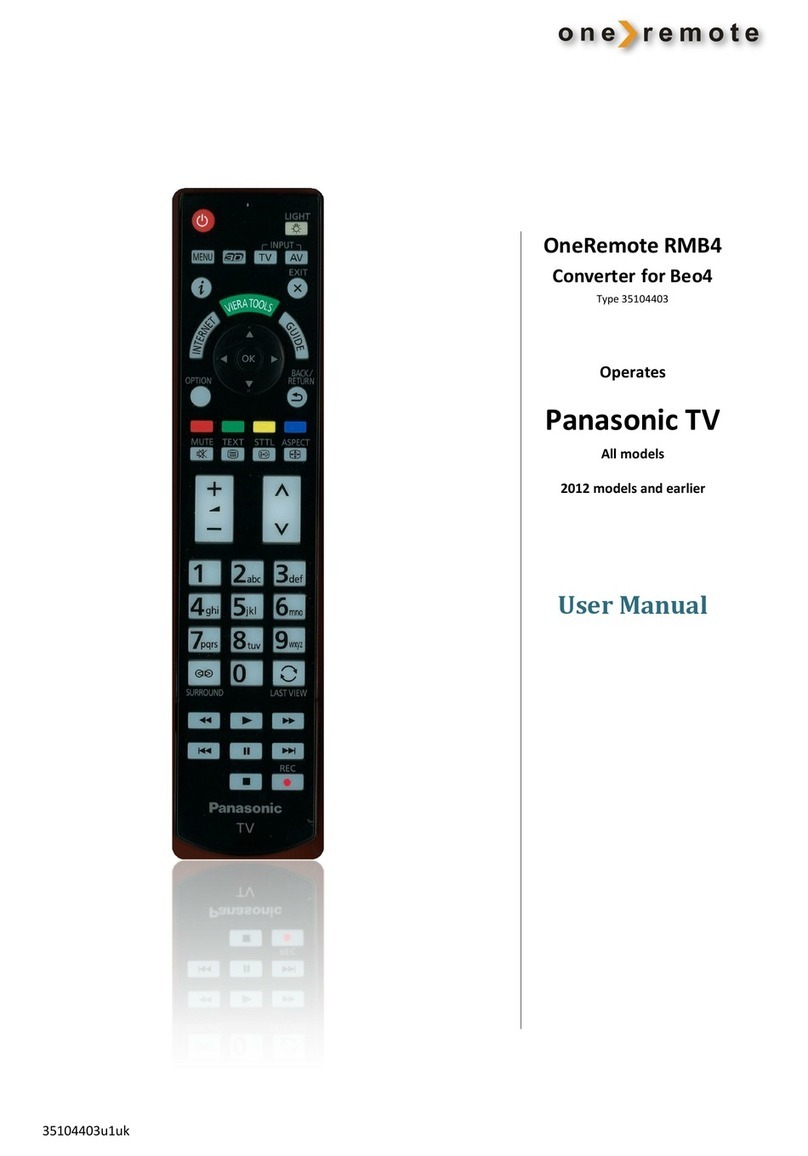 One Remote RMB4 user manual