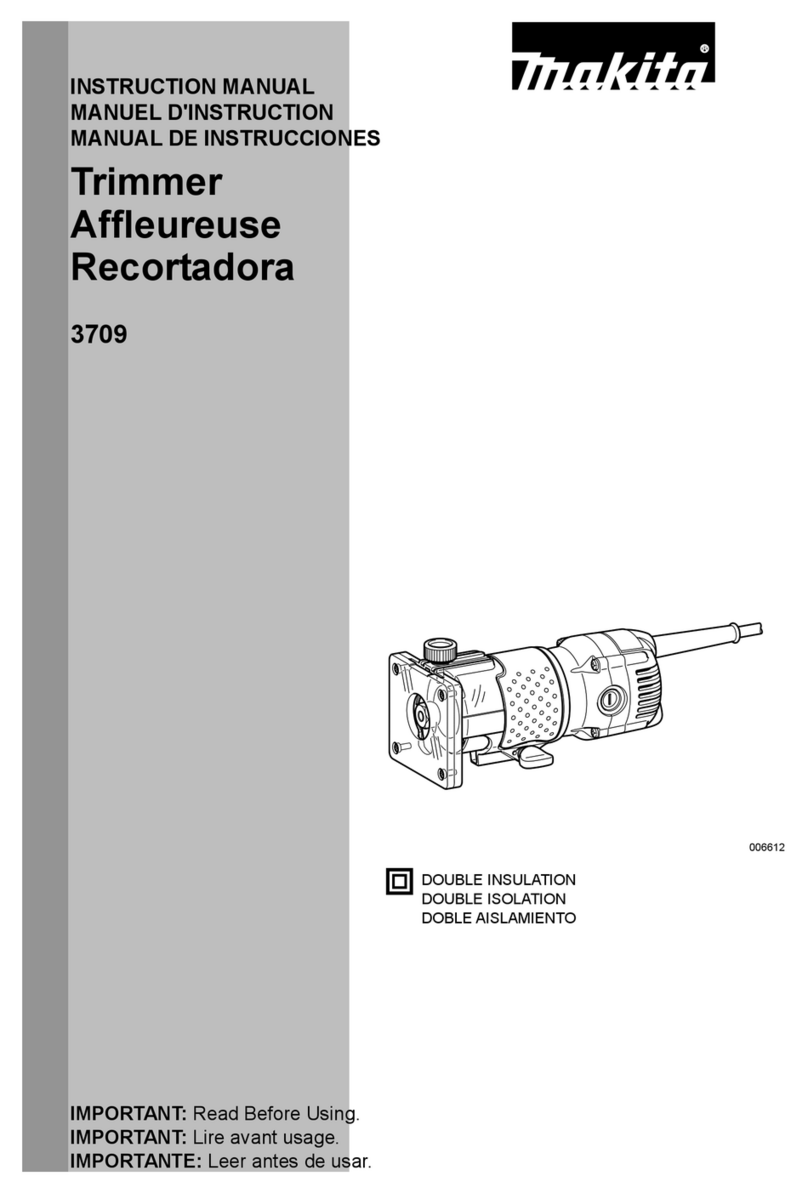 Makita 3709 instruction manual