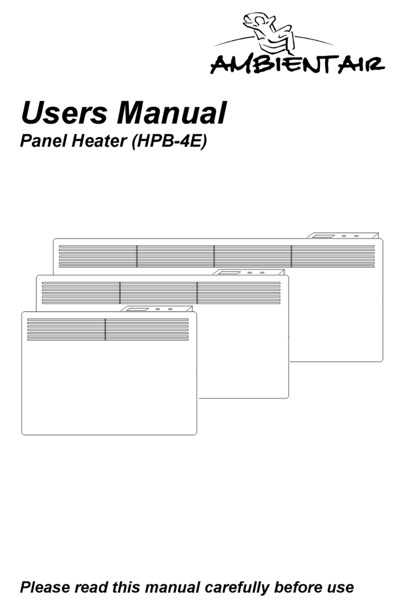 Ambient Air HPB-4E user manual