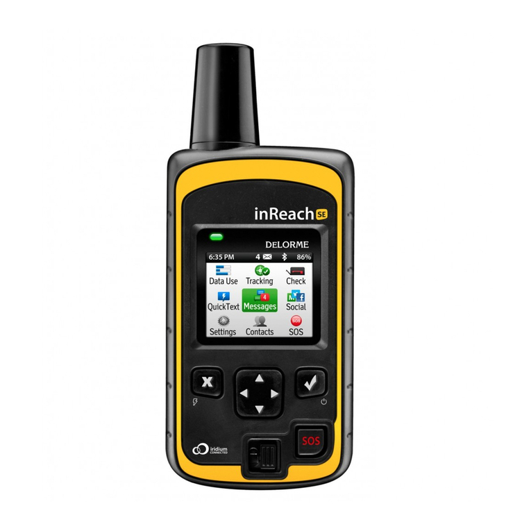DeLorme inReach se User manual