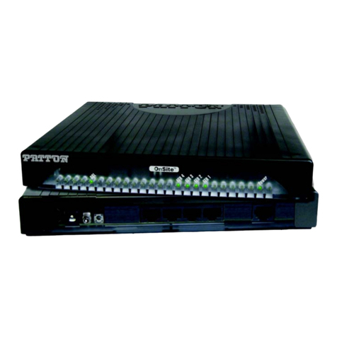 Patton OnSite 3300 User manual