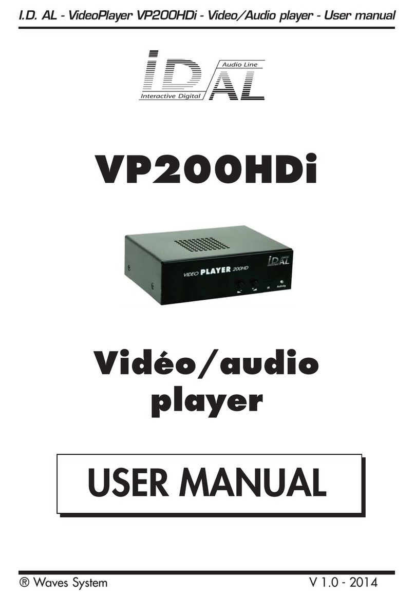 I.D. AL VP200HDi User manual
