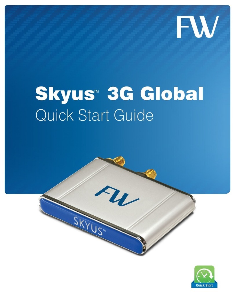 FW Skyus 3G Global User manual