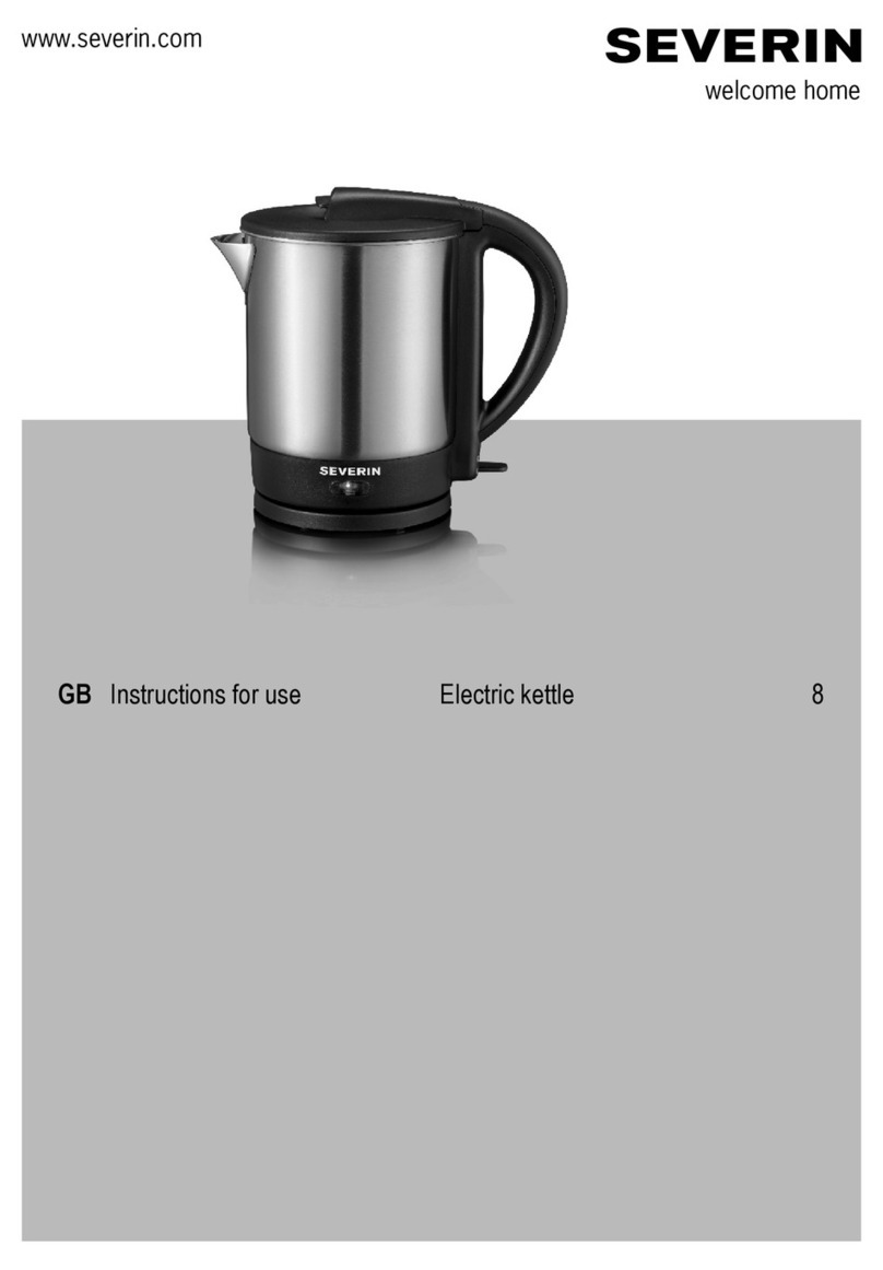 SEVERIN WK3362 Instructions for use
