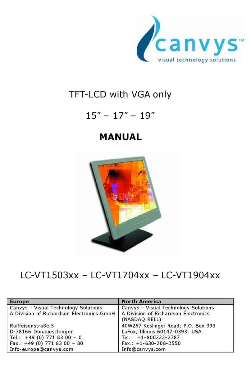 Canvys LC-VT1503 Series User manual