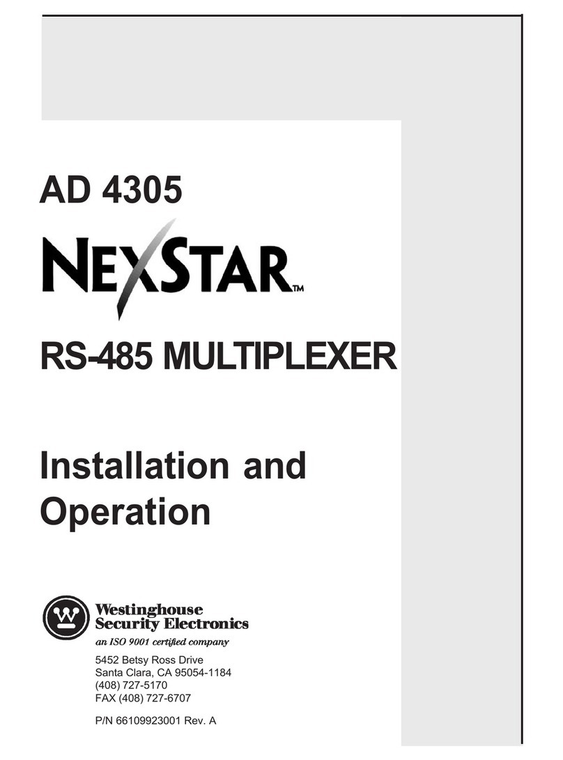 Nexstar AD 4305 Installation and operation