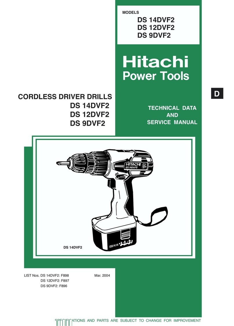Hitachi DS 14DVF2 Technical data and service manual
