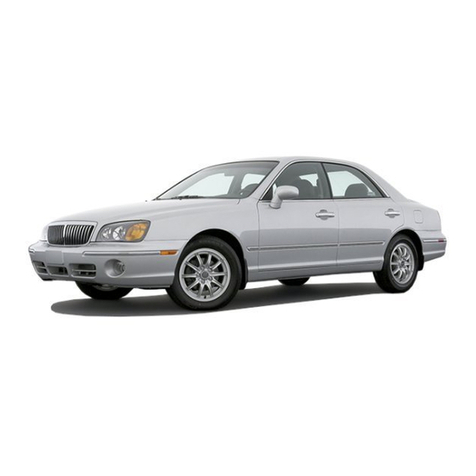 Hyundai XG300 2001 owner's manual