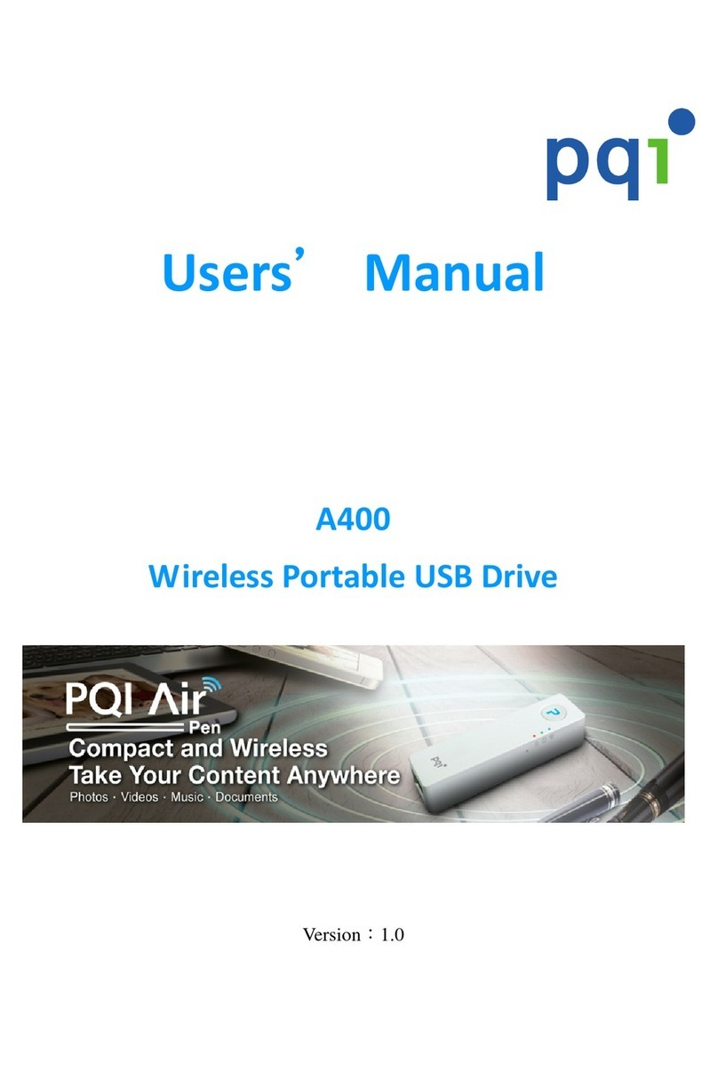 PQI A400 user manual