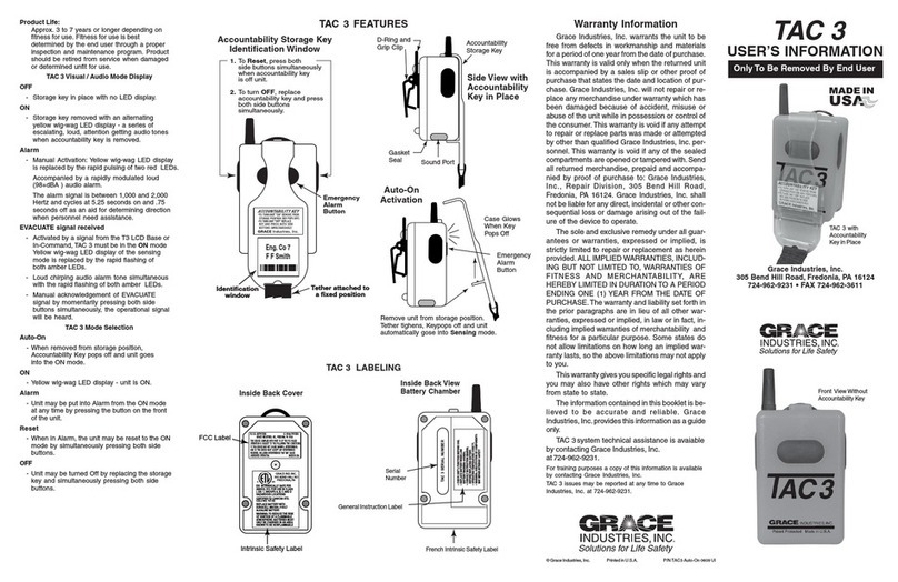 Grace TAC 3 User information