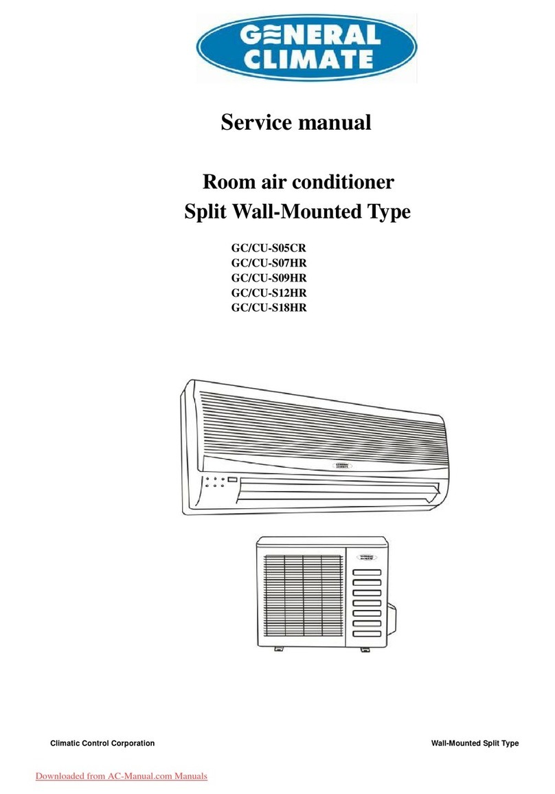 General Climate CU-S05CR User manual