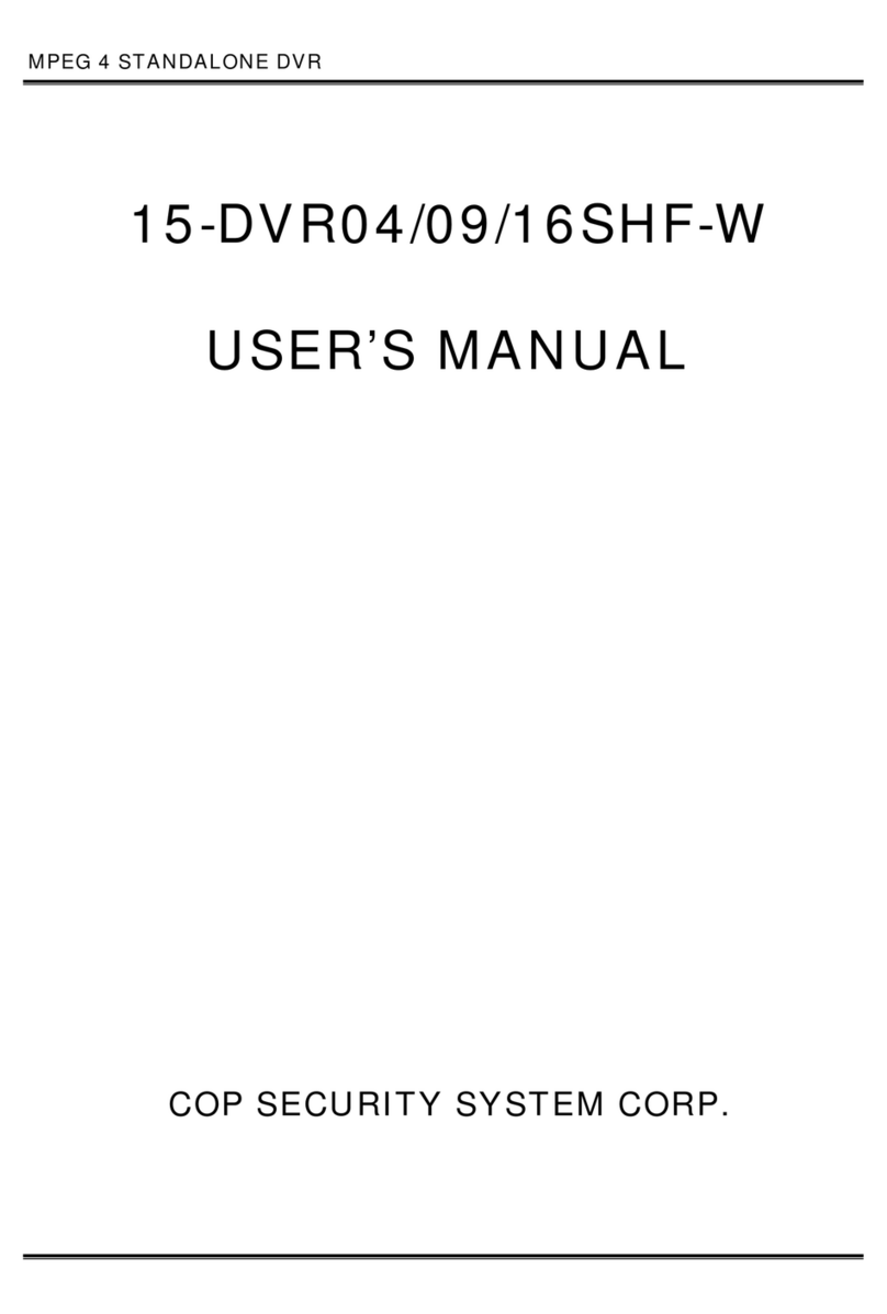 COP Security 15-DVR04 User manual COP Security 15-DVR04 User manual