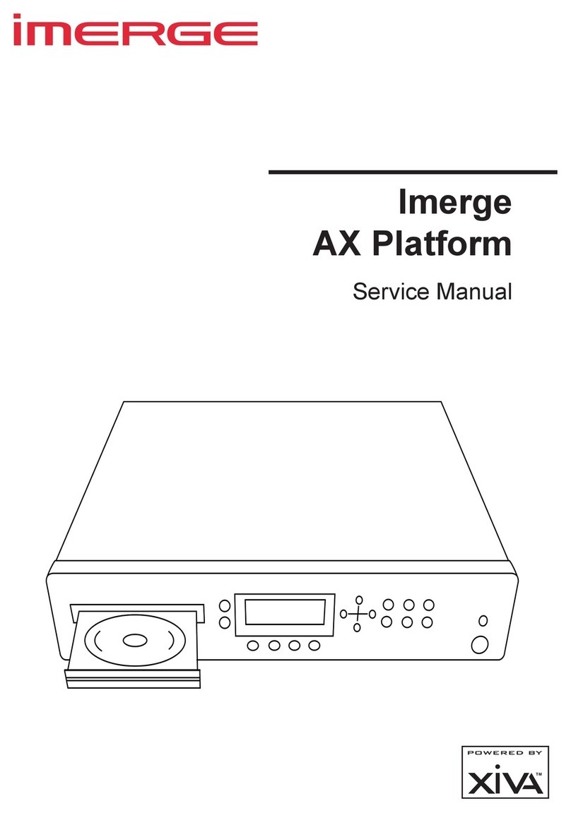 Imerge IMerge AX-Platform Service manual