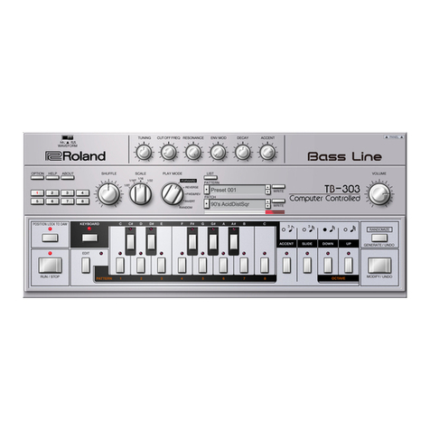 Roland TB-303 User manual