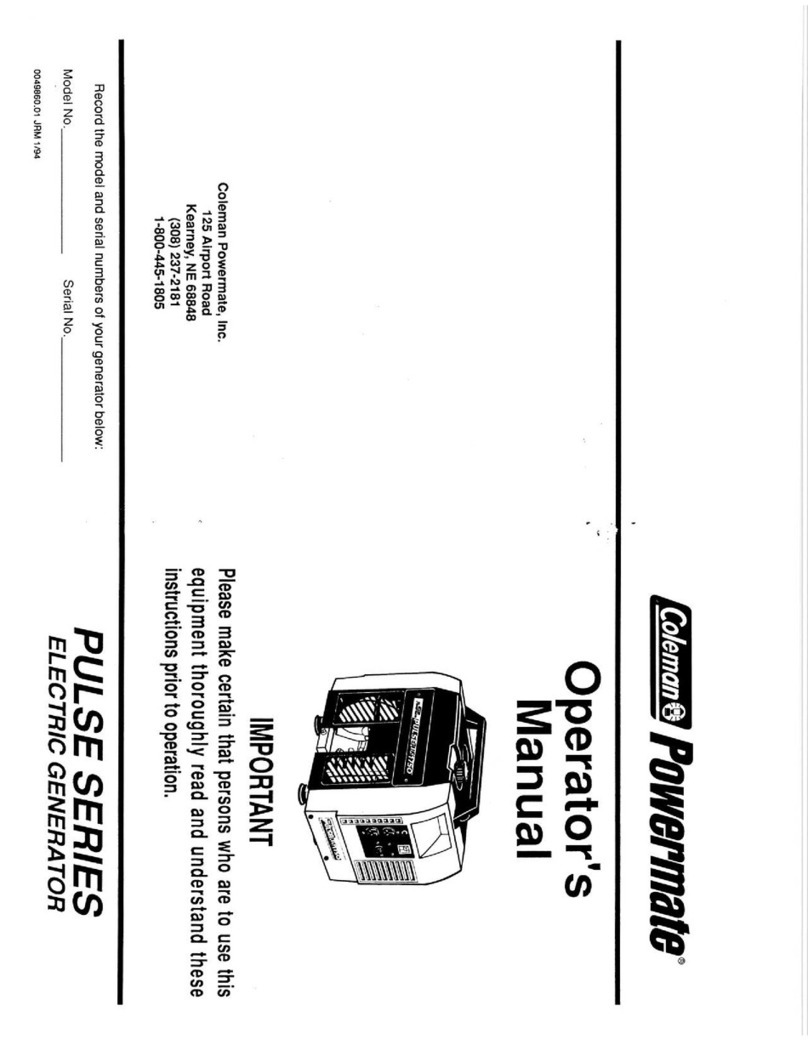 Powermate Pulse Series User manual