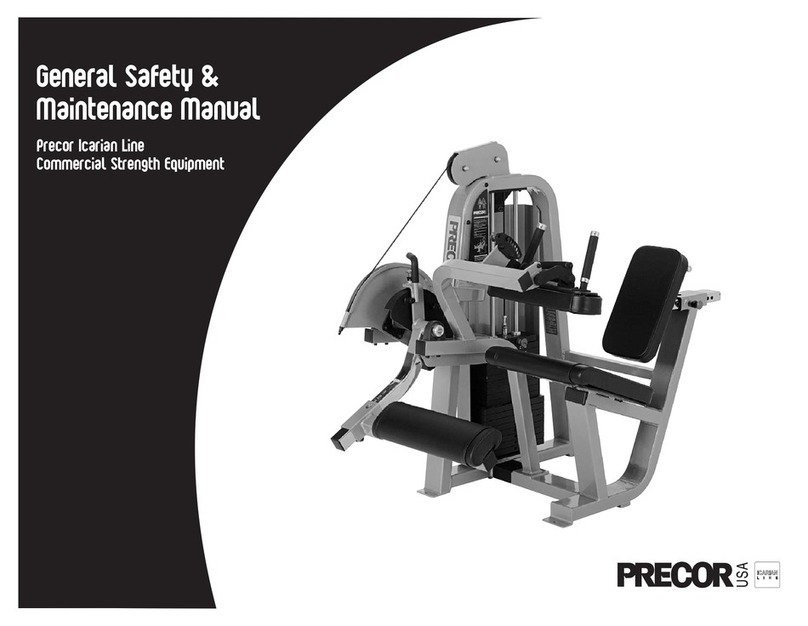 Precor Icarian Line General safety & maintenance manual