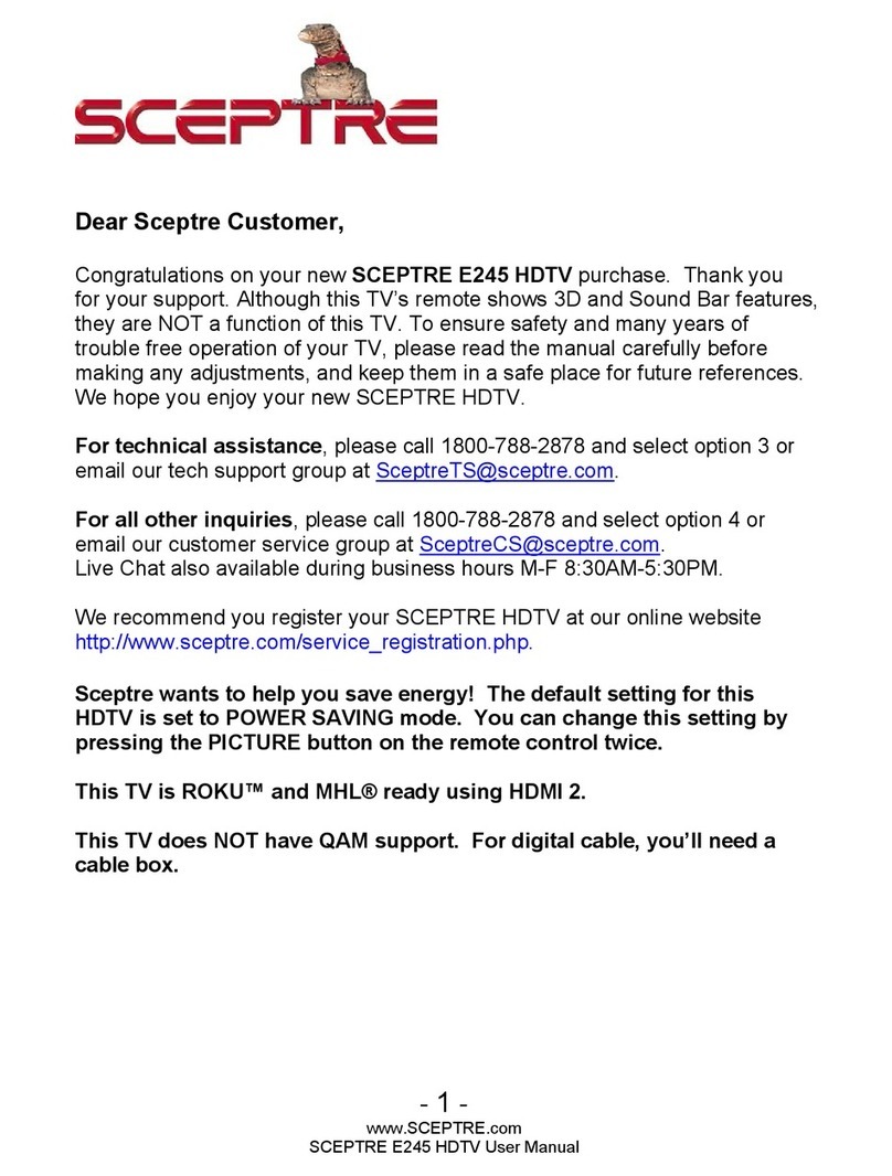 Sceptre E245 Series user manual