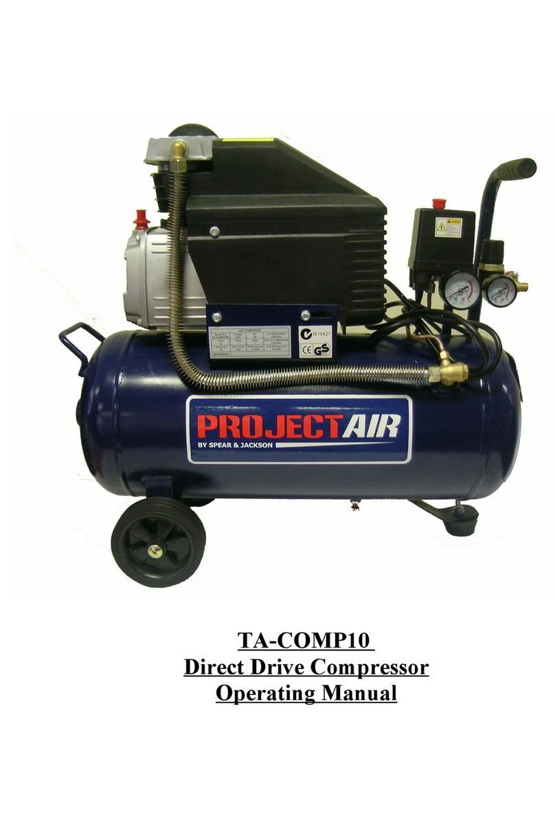 Spear & Jackson ProjectAir TA-COMP10 operating manual