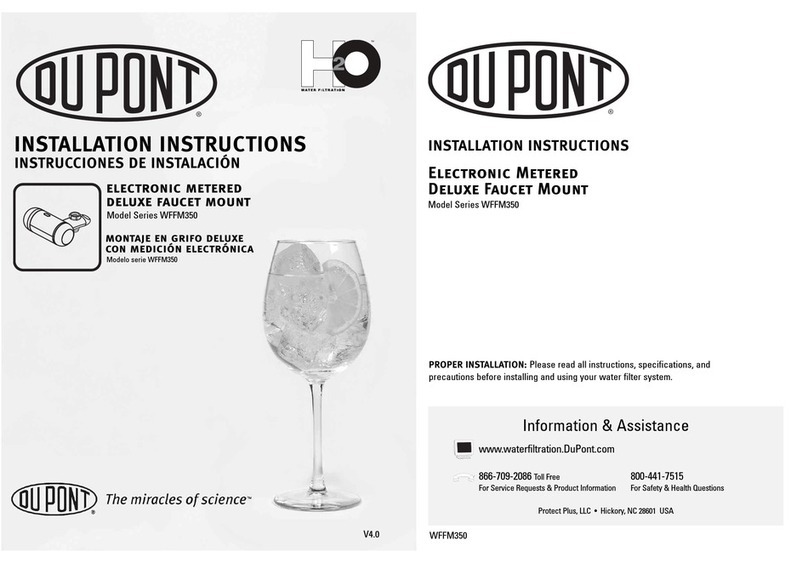 Du Pont WFFM350 Series installation instructions