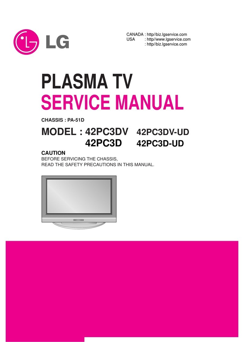 LG 42PC3DV -  - 42" Plasma TV User manual