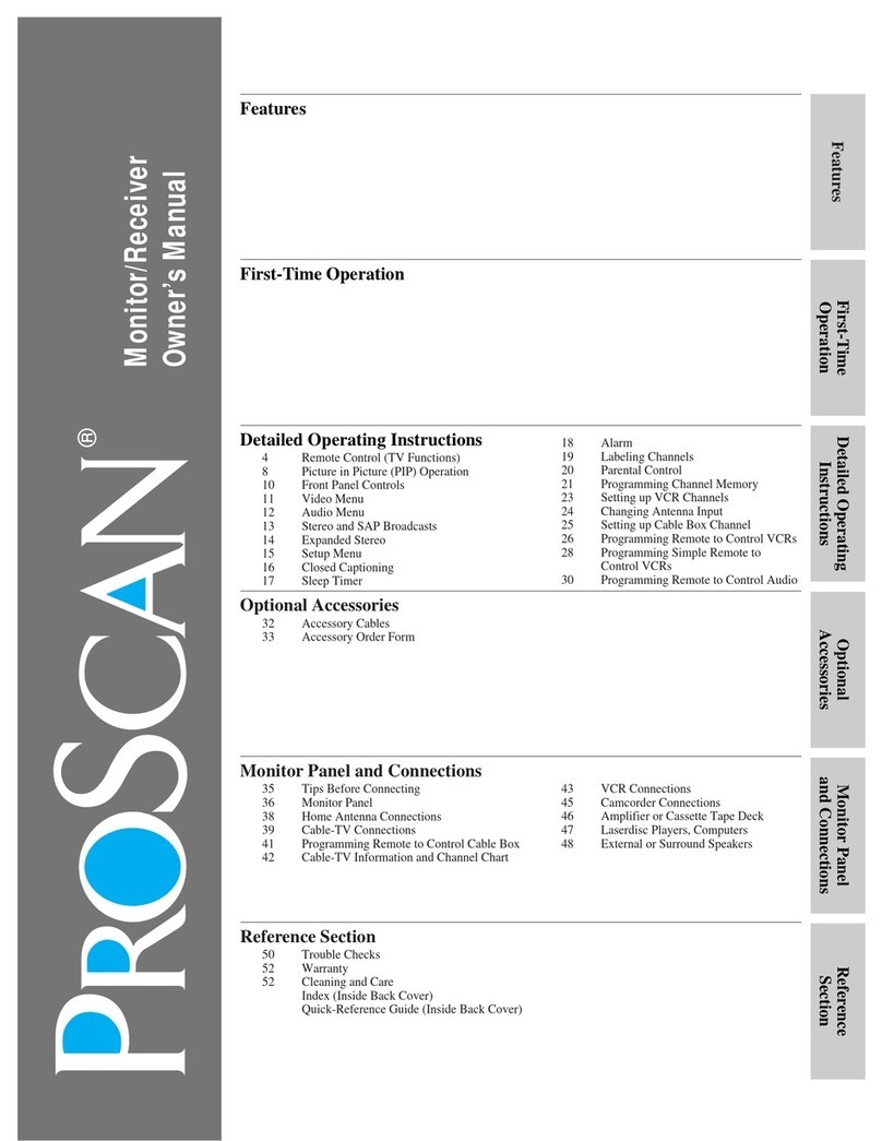 ProScan Monitor/Receiver owner's manual