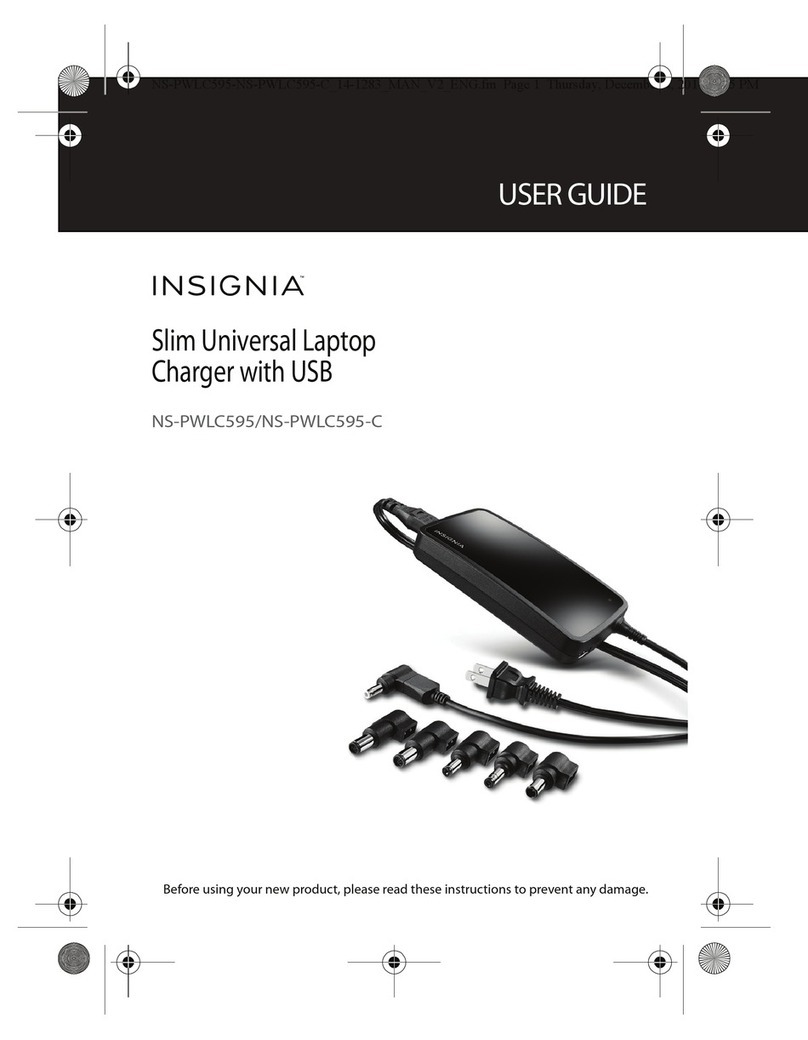 Insignia NS-PWLC595 User manual
