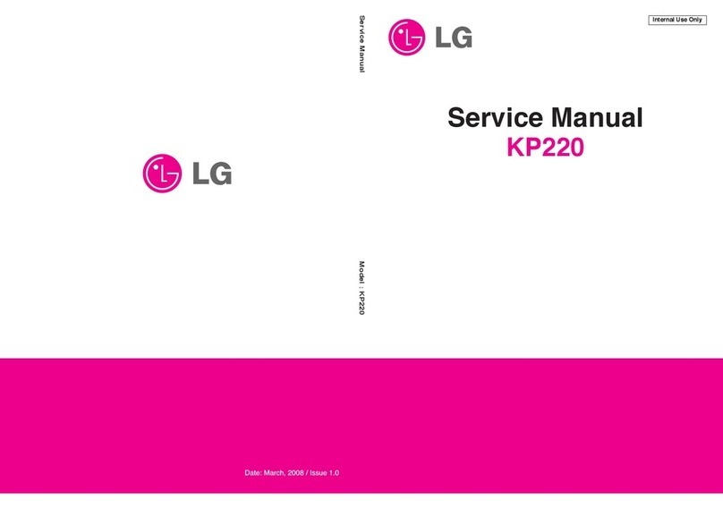 LG KP220 -  Cell Phone 60 MB User manual