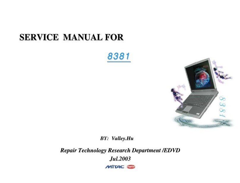 MiTAC 8381 Service manual