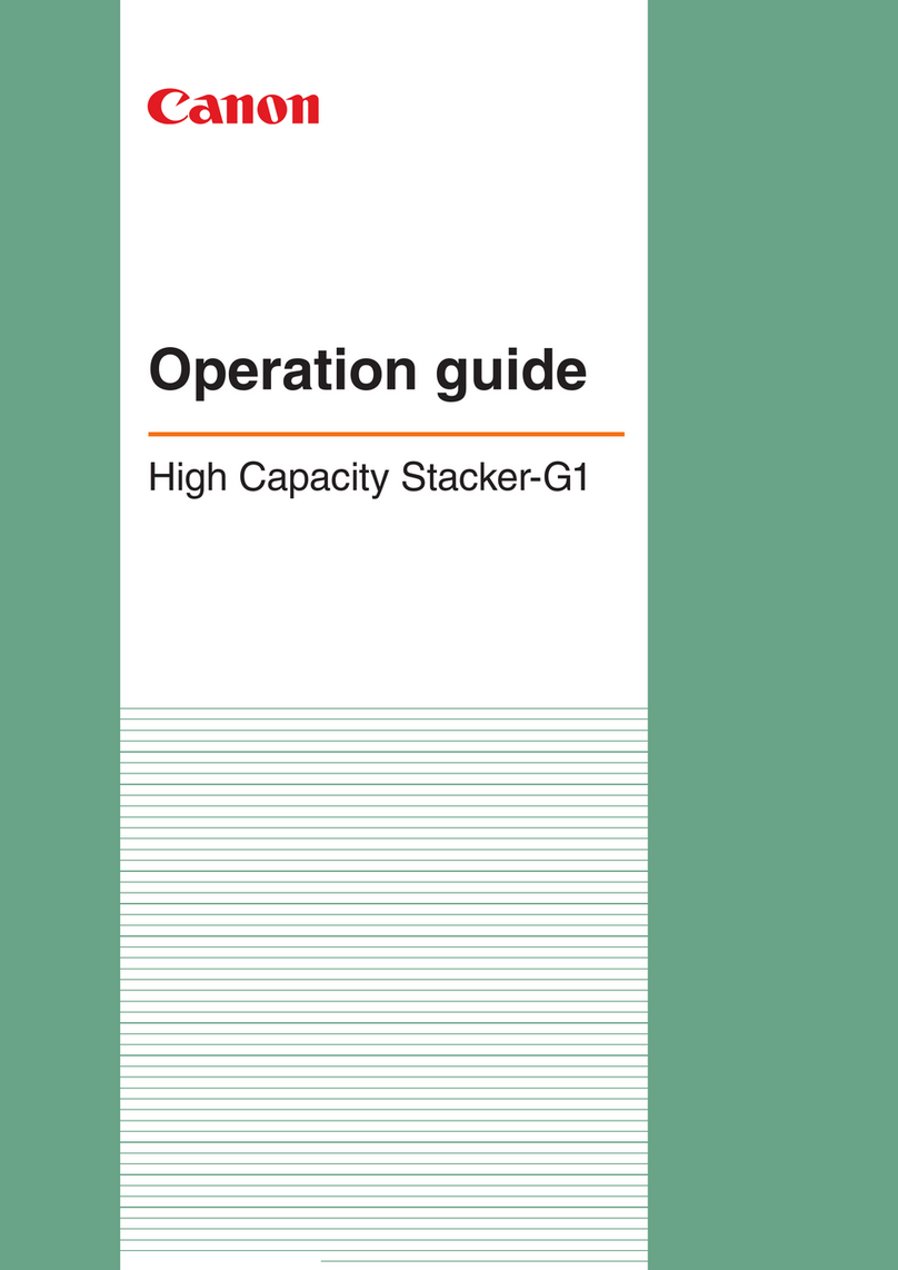 Canon High Capacity Stacker-G1 User manual