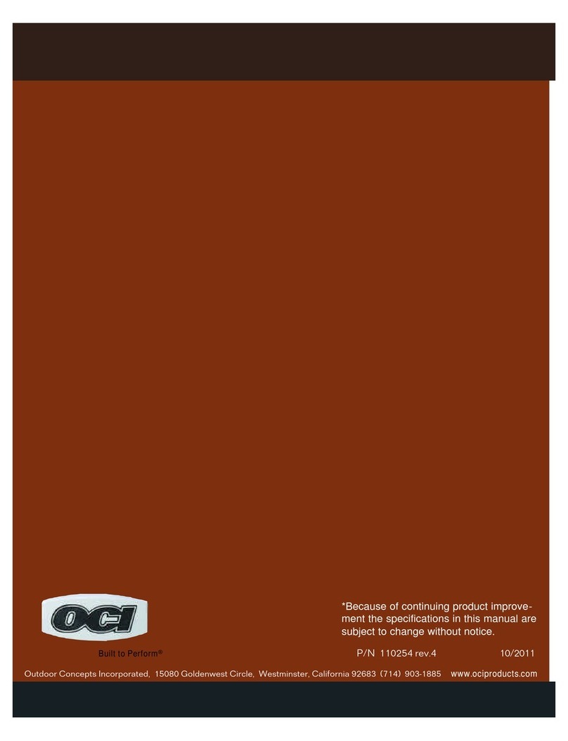 OCI OCIE48EH Installation & operation guide