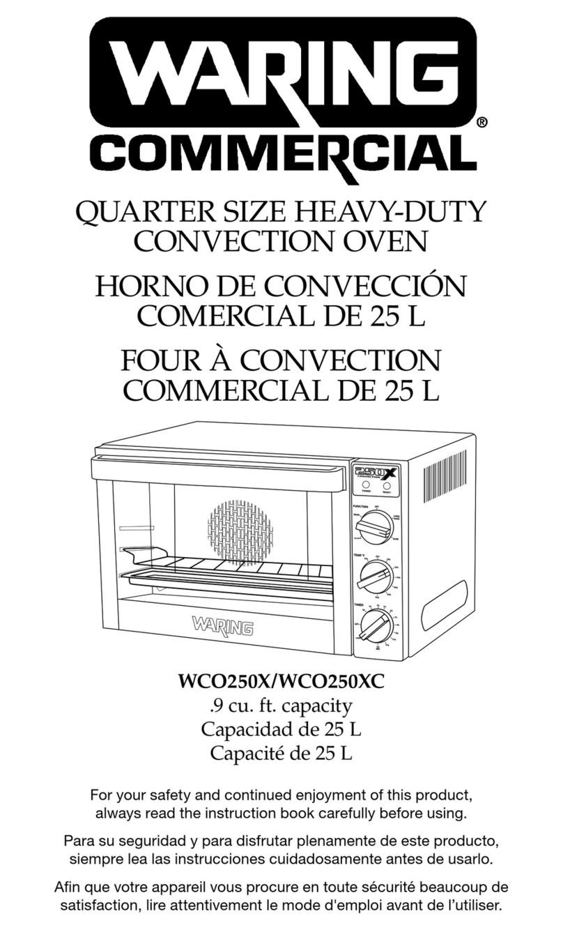 Waring WCO250X user manual