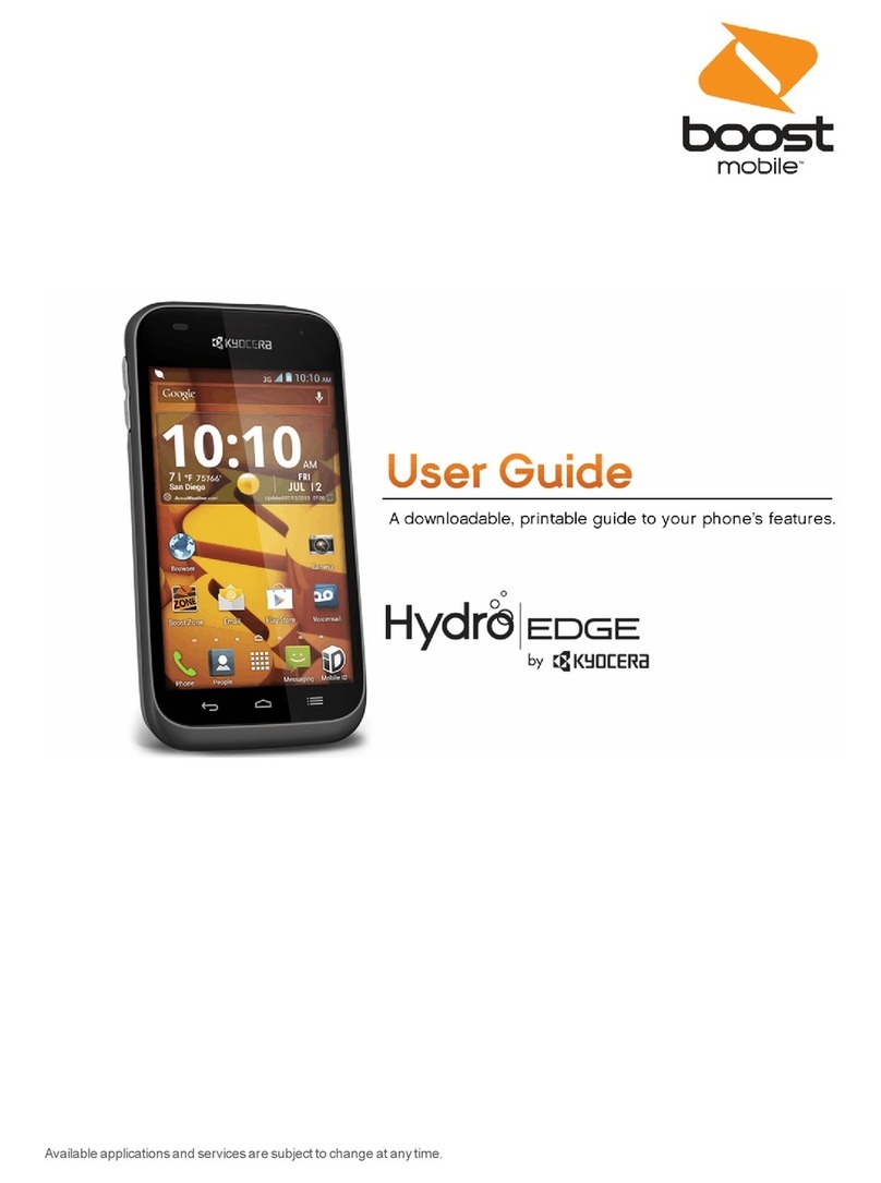 Kyocera Boost Hydro edge User manual