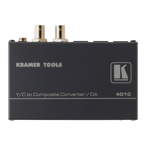 Kramer 401C user manual