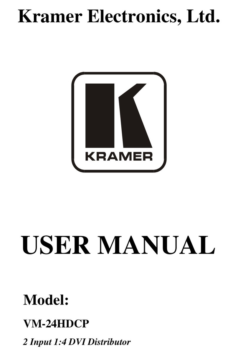 Kramer VM-24HDCP User manual