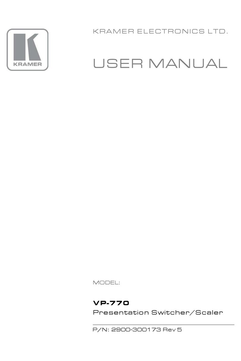 Kramer VP-770 user manual