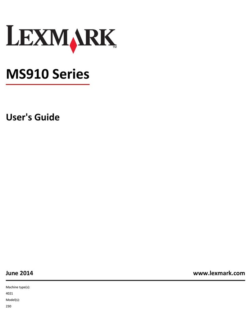 Lexmark MS910 Series user guide