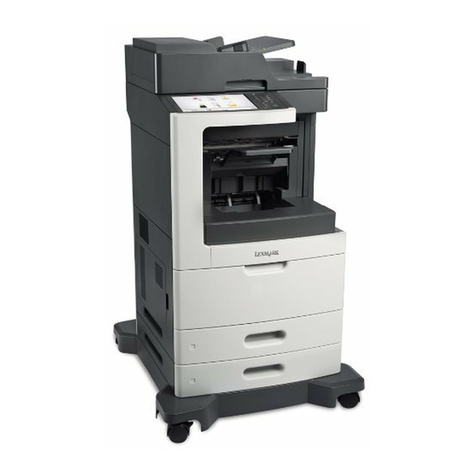 Lexmark MX810 Series User manual