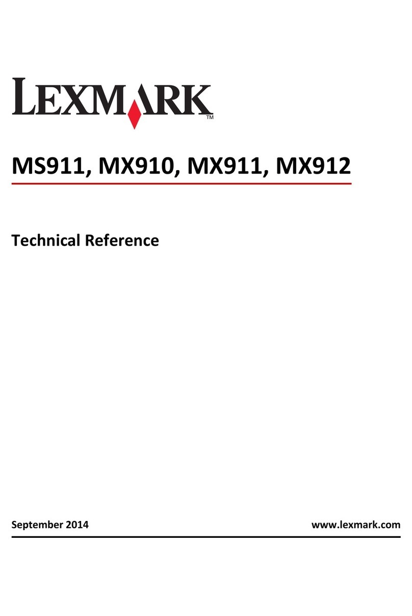 Lexmark MS911 Technical reference