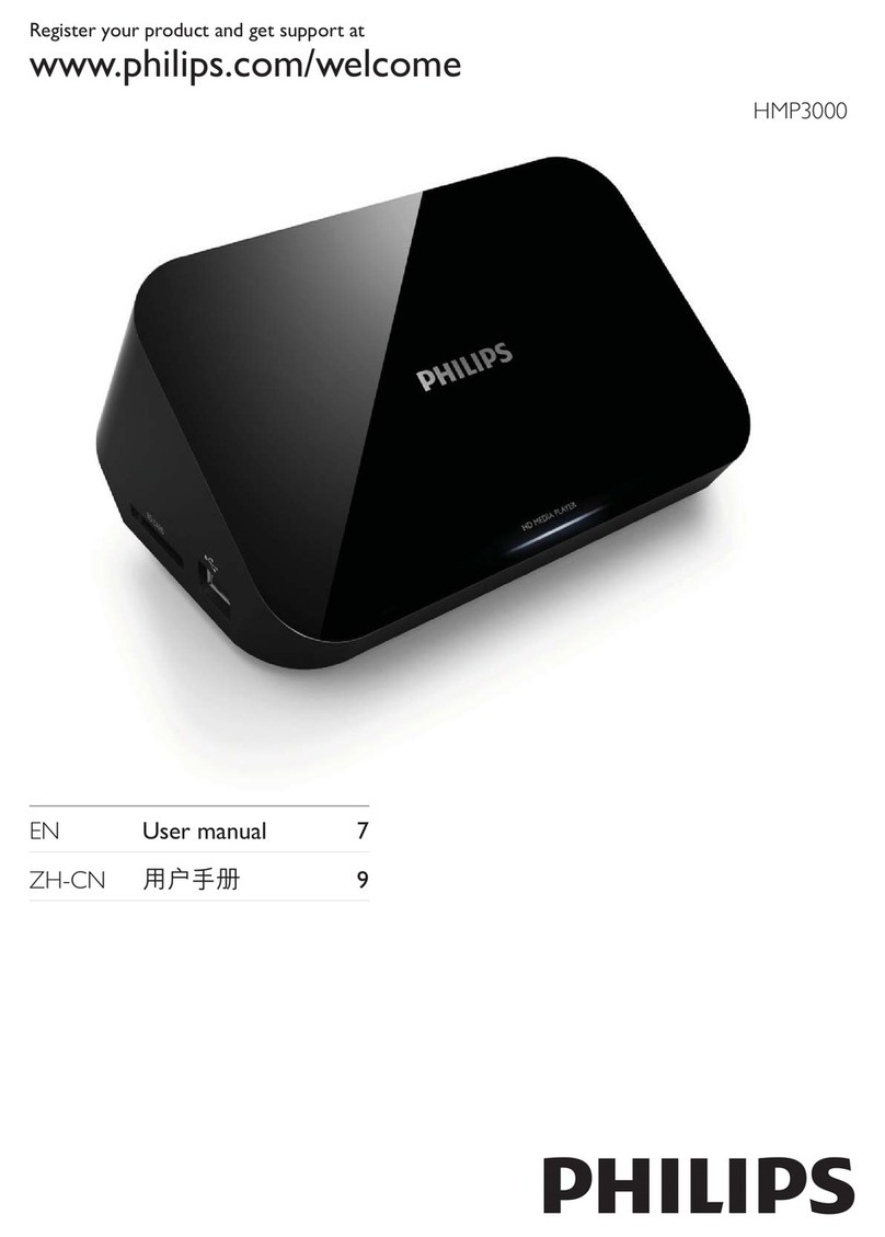 Philips HMP3000 User manual