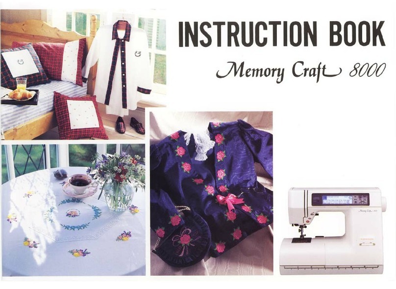Janome memory craft 8000 User manual