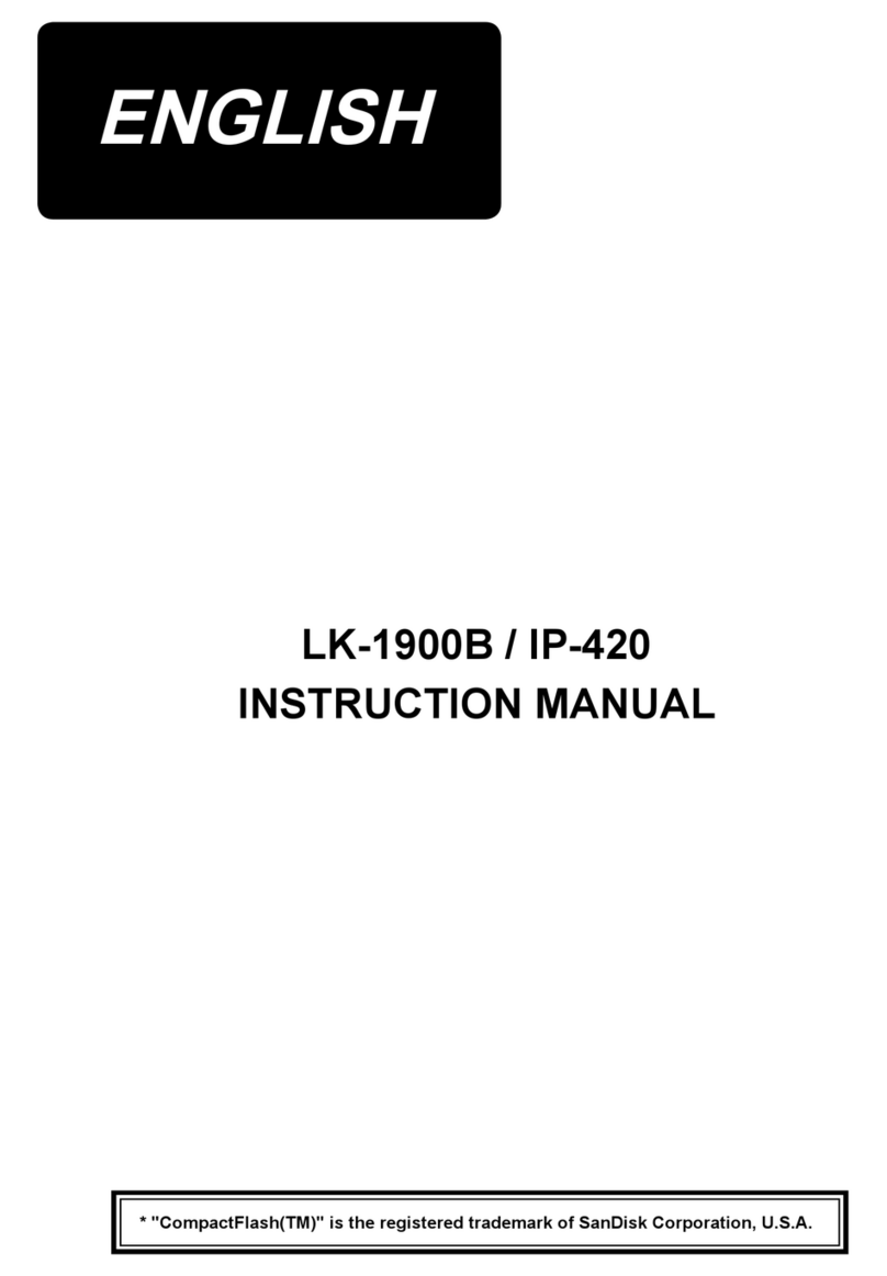JUKI LK-1900B/IP-420 User manual JUKI LK-1900B/IP-420 User manual