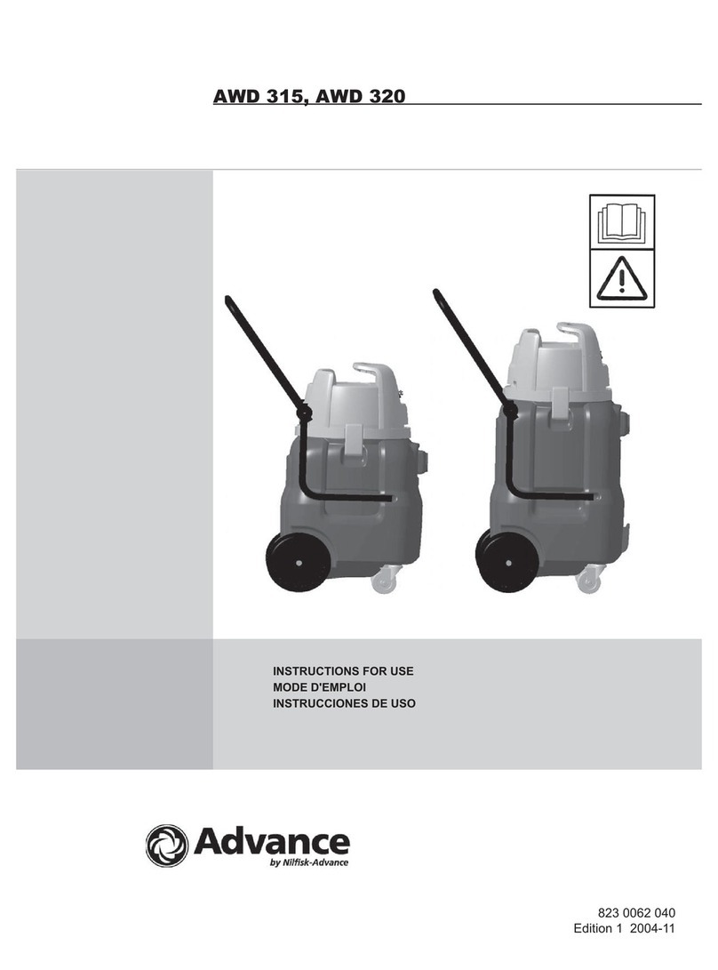 Nilfisk-Advance AWD 320 User manual