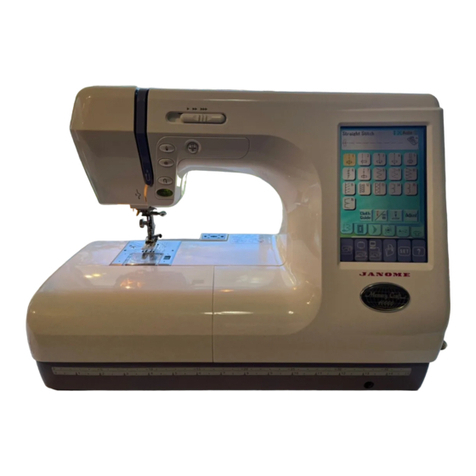 Janome Memory Craft 10000 Embroidery guide