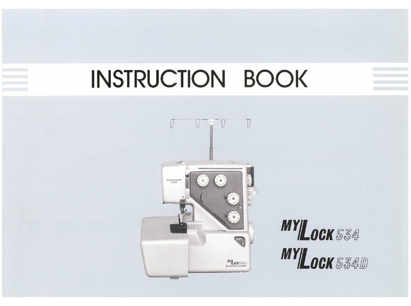 Janome myLock 534 Instruction book