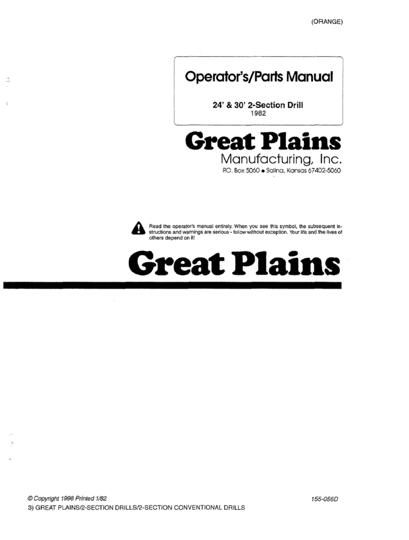 GREAT PLAINS 1982 Operator's & parts manual GREAT PLAINS 1982 Operator's & parts manual