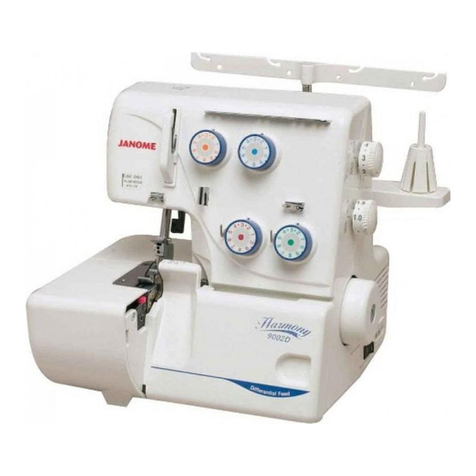 Janome myLock 134D Instruction book