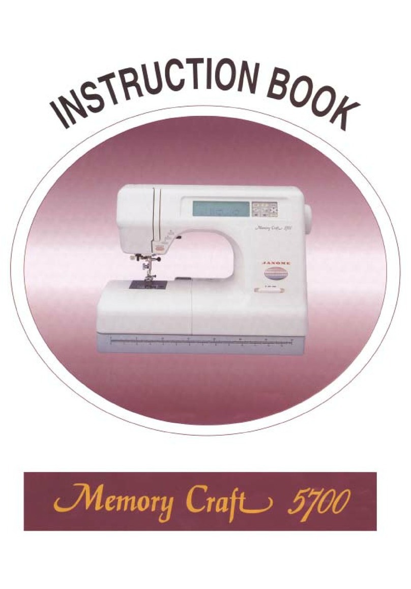 Janome memory craft 5700 User manual