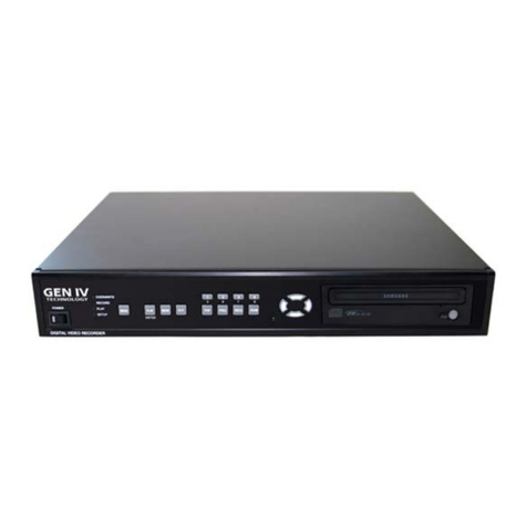 Gen IV Technology 8 CH STAND-ALONE DVMR user manual