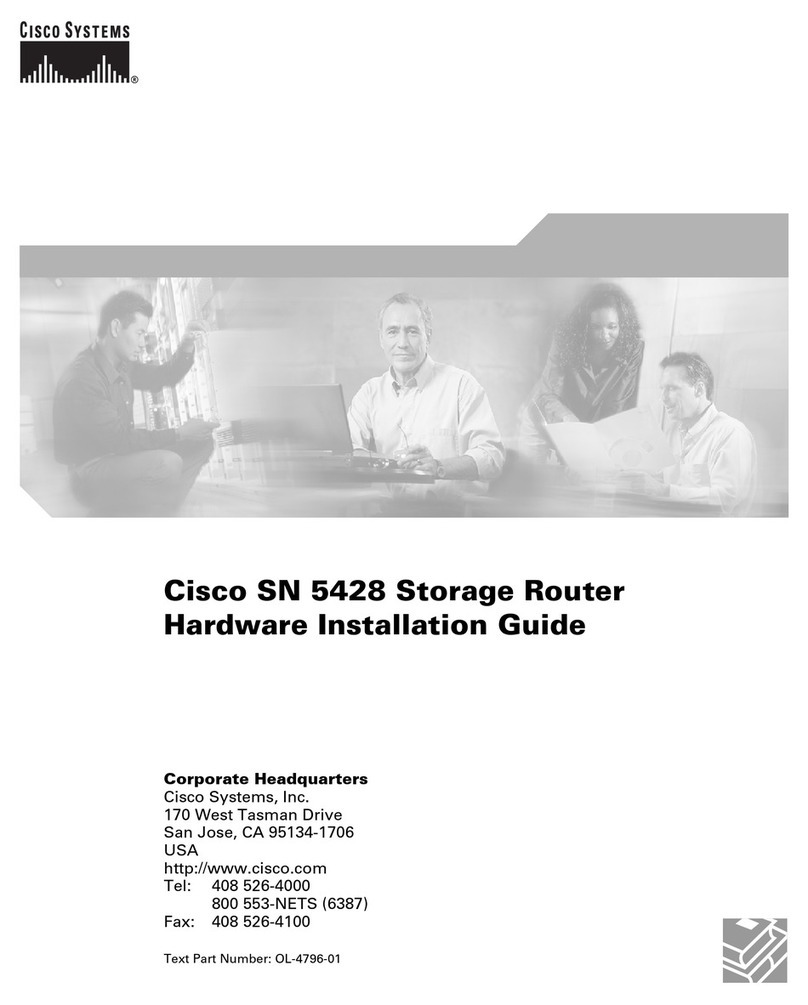 Cisco 5428 - SN Router Hardware installation