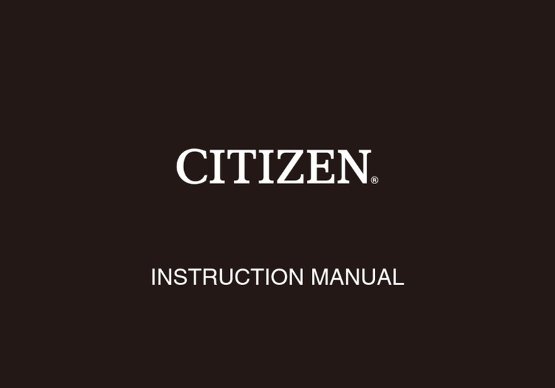 Citizen CAL.6320 instruction manual